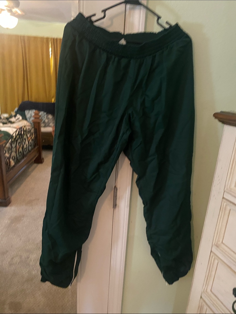 Varsity Dark Green Track Pants